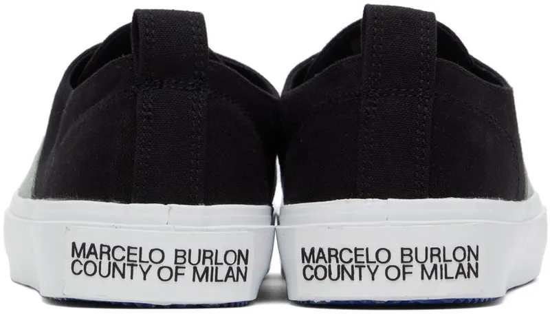 Marcelo Burlon County of Milan Black & Green OG Viento Low Top BLACK GREEN (CMIA098S22FAB0021055)