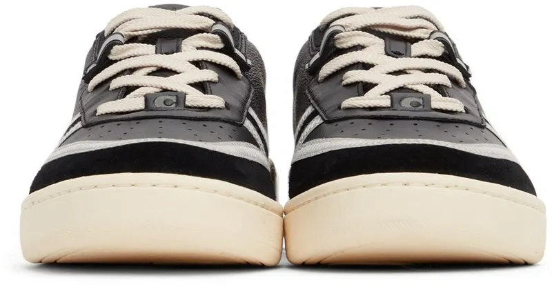 Coach 1941 Black & Off-White Citysole Court CHARCOAL/BLACK (CE264 CQ/BK)