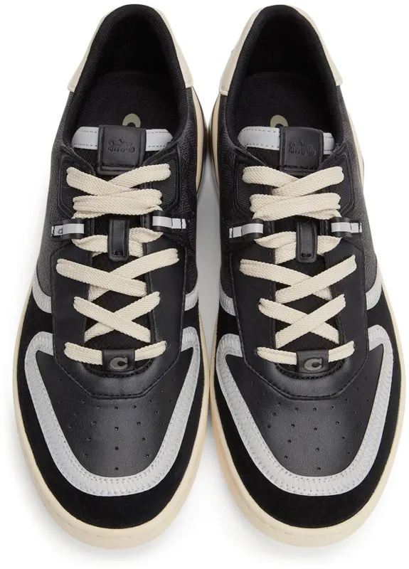 Coach 1941 Black & Off-White Citysole Court CHARCOAL/BLACK (CE264 CQ/BK)