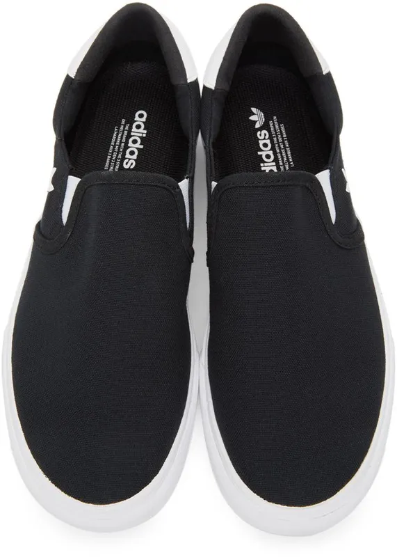 adidas Originals Black Court Rallye Slip-On BLACK (FY4551)