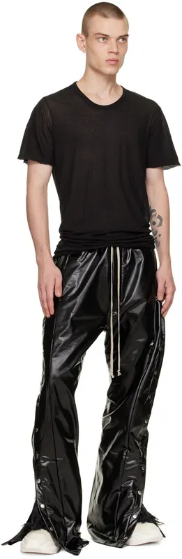 Rick Owens Drkshdw Black Faux-Fur 911 BLACK/MILK/MILK (DU02B4814 FF)