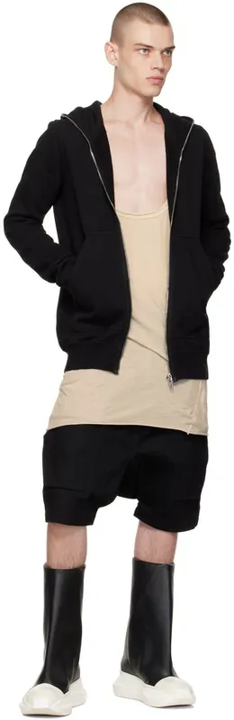 Rick Owens Drkshdw Black Fogachine 911 BLACK/MILK/MILK (DU02B4814 VL)