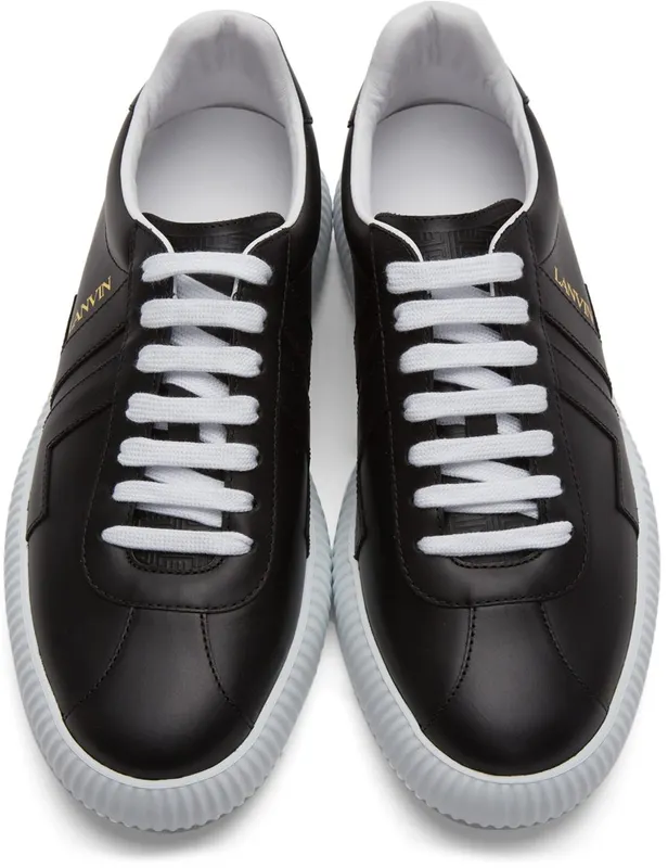 Lanvin Black Glen Arpege 10 BLACK (FM-SKLS00-NAPA-A21)