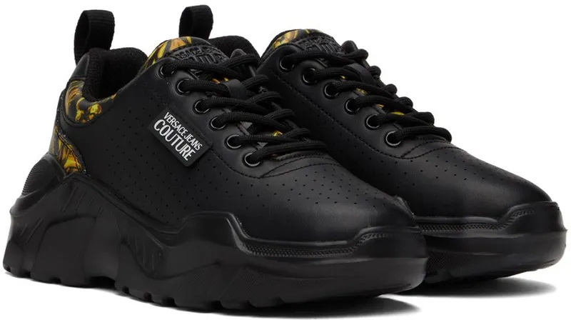 Versace Jeans Couture Black Regalia Baroque Speedtrack Eg89 Black/Gold (E72VA3SC3EZP089)