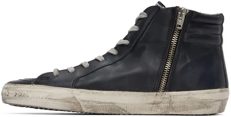 Golden Goose Black Slide Studded BLACK (GMF00115.F000323.9010)