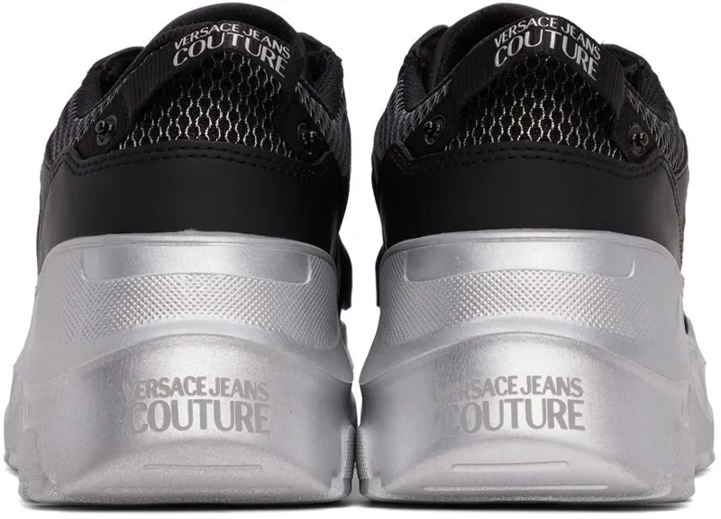 Versace Jeans Couture Black Speedtrack ELD2 BLACK/SILVER (E73YA3SC4 EZP142)
