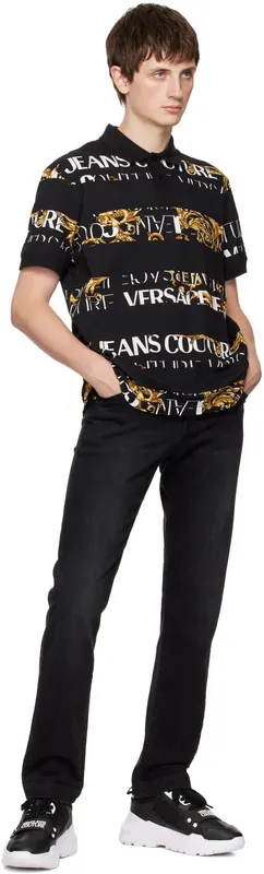Versace Jeans Couture Black Speedtrack E899 BLACK (E73YA3SC4 EZP141)