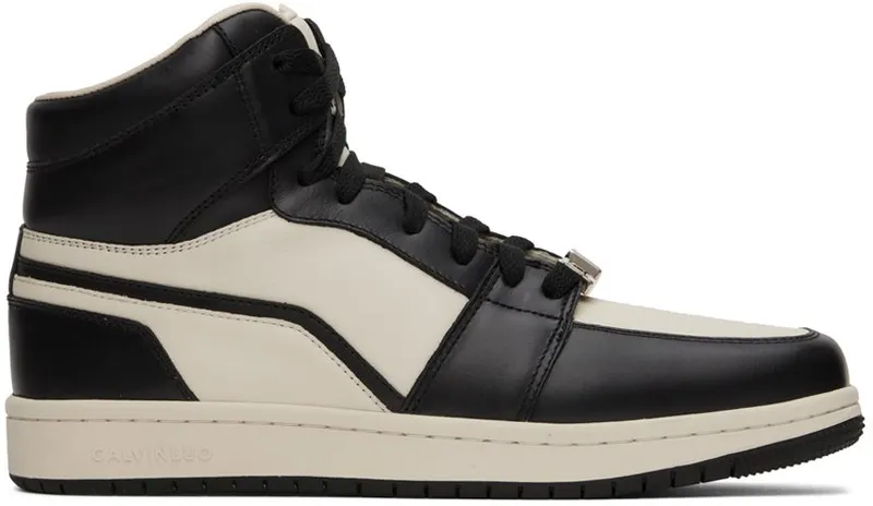 CALVINLUO Black Square Toe High black (CLFM22132)