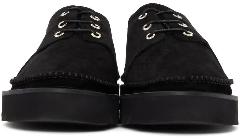 Toga Virilis Black Suede Low-Top BLACK 16363356 (FTVRM113409001)