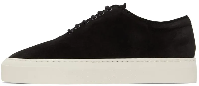 The Row Black Suede Marie H Lace-Up Black (F1205-L25)