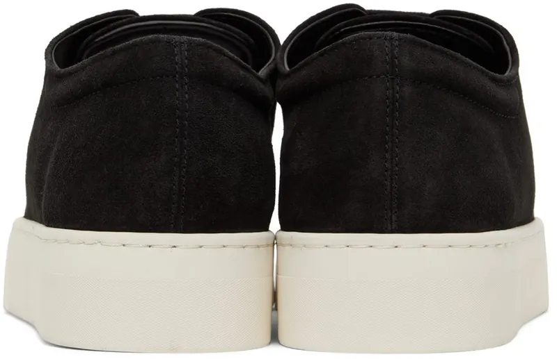 The Row Black Suede Marie H Lace-Up Black (F1205-L25)
