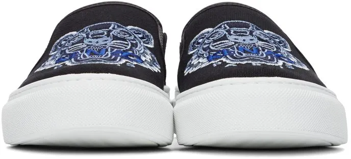 Kenzo Black Tiger K-Skate Slip-On 99 Black (FB52SN105F70)