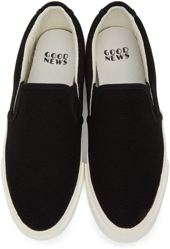 Good News Black Yess Slip-On BLACK (GNYESS002-M)