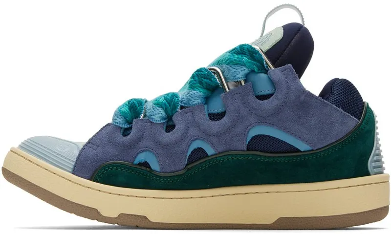 Lanvin Blue Curb 2040 BLUE/GREEN (FM-SKRK11-DRAG-A22)