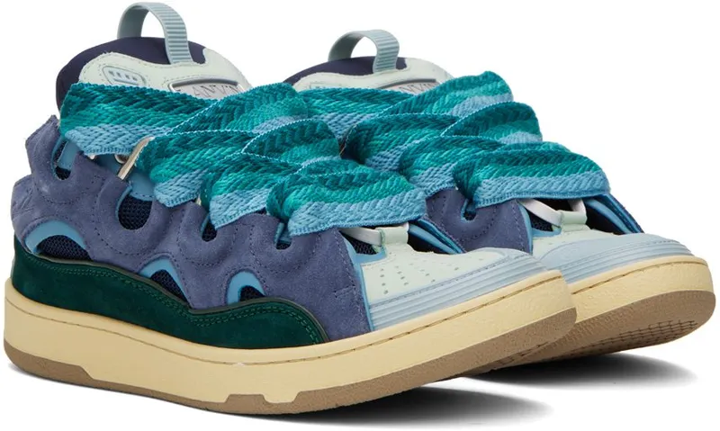 Lanvin Blue Curb 2040 BLUE/GREEN (FM-SKRK11-DRAG-A22)