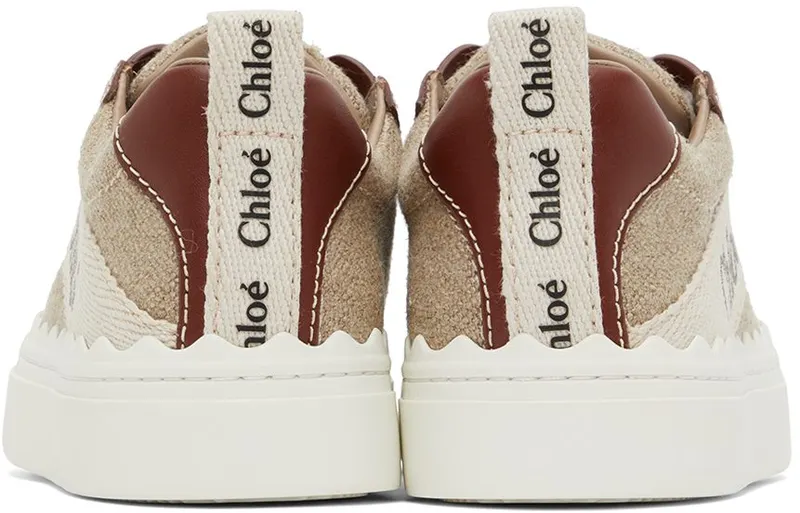 Chloé Brown Lauren 90U White – Brown 1 (CHC22U108Z4)