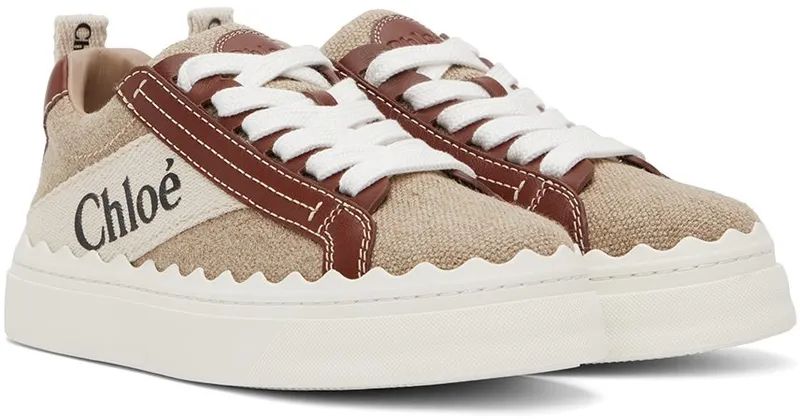 Chloé Brown Lauren 90U White – Brown 1 (CHC22U108Z4)