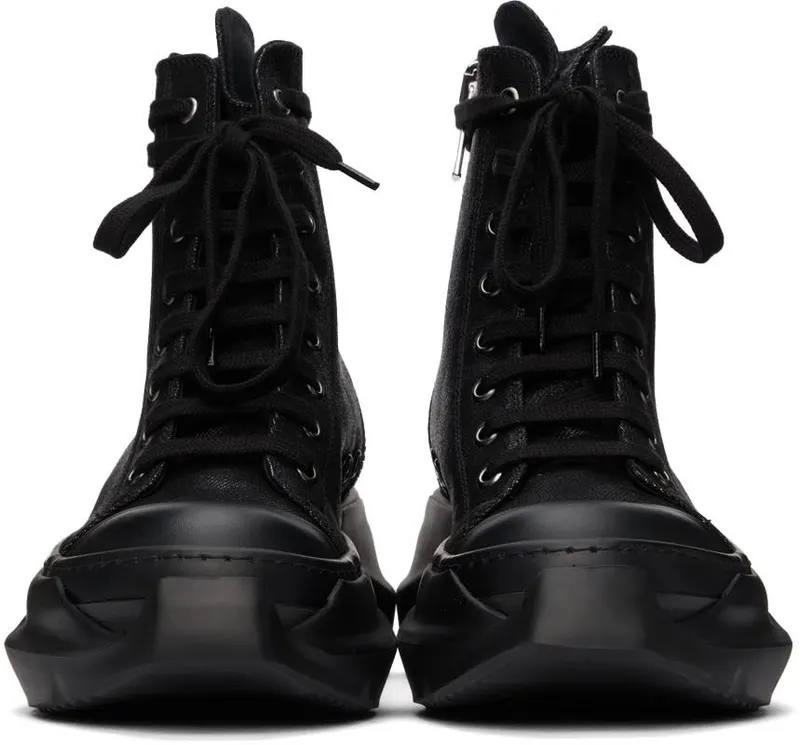 Rick Owens Drkshdw Denim Foil Abstract High 9999 Black/Black/Bla (DS02A3840 BF)