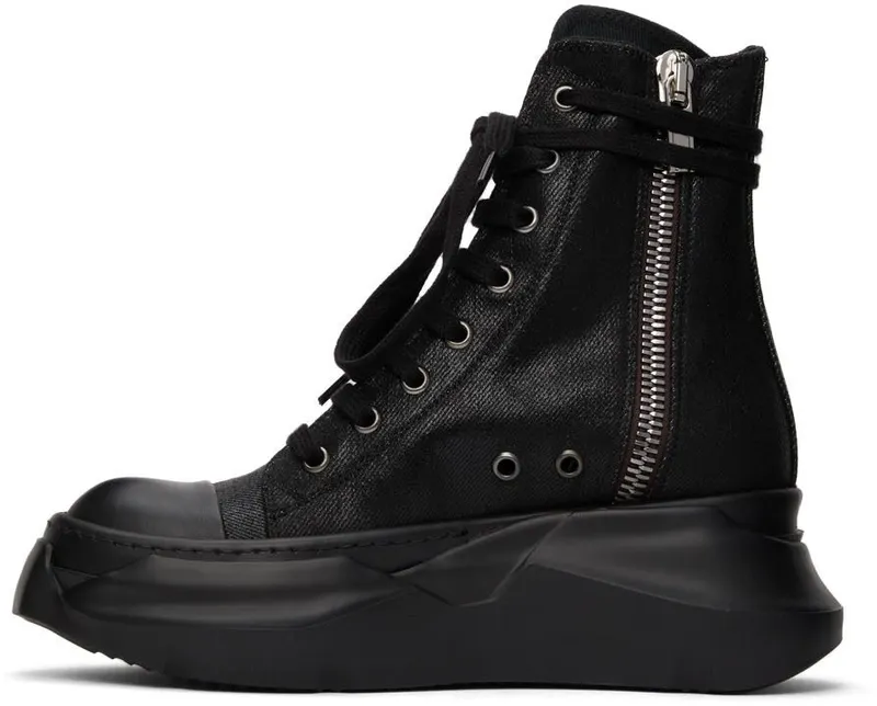 Rick Owens Drkshdw Denim Foil Abstract High 9999 Black/Black/Bla (DS02A3840 BF)