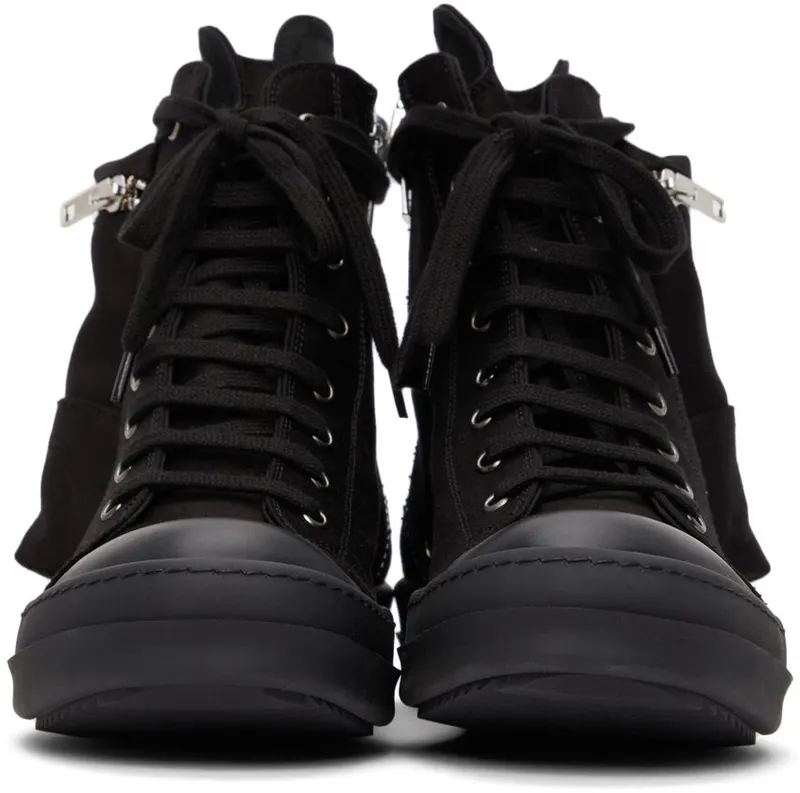Rick Owens Drkshdw Doeskin Cargo High 999 Black/Black/Blac (DS02A3801 NDK)