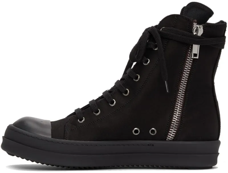 Rick Owens Drkshdw Doeskin Cargo High 999 Black/Black/Blac (DS02A3801 NDK)