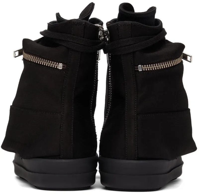 Rick Owens Drkshdw Doeskin Cargo High 999 Black/Black/Blac (DS02A3801 NDK)