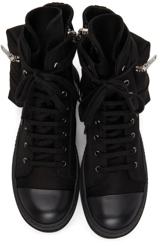 Rick Owens Drkshdw Doeskin Cargo High 999 Black/Black/Blac (DS02A3801 NDK)