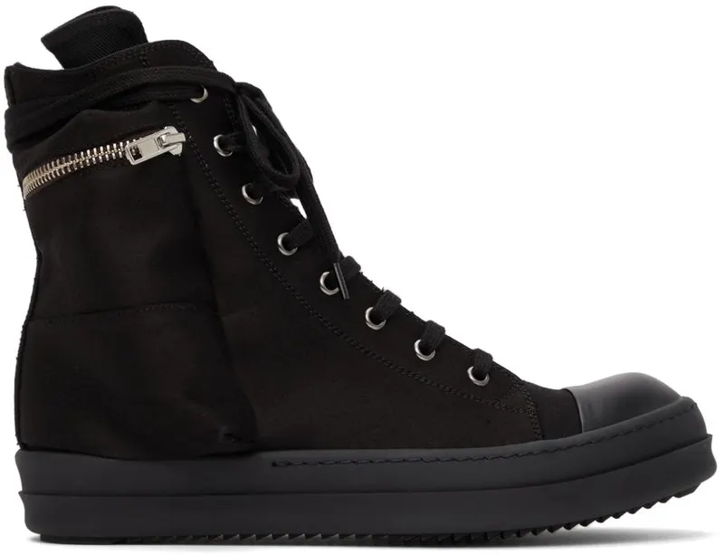Rick Owens Drkshdw Doeskin Cargo High 999 Black/Black/Blac (DS02A3801 NDK)