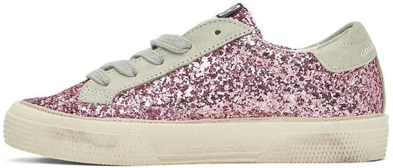 Golden Goose Kids Pink Glitter May 25623 Bubblegum Pink (GYF00112.F002813.25623)