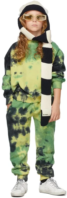 Golden Goose Kids White & Navy Super-Star Classic White (GYF00101.F002021.10768)
