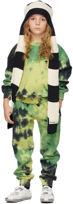 Golden Goose Kids White & Silver Glitter Old School Velcro White (GYF00111.F001982.80185)