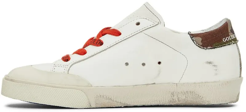 Golden Goose Kids White Super-Star Penstar Classic 10978 White/Ice/Gree (GYF00107.F002836.10978)