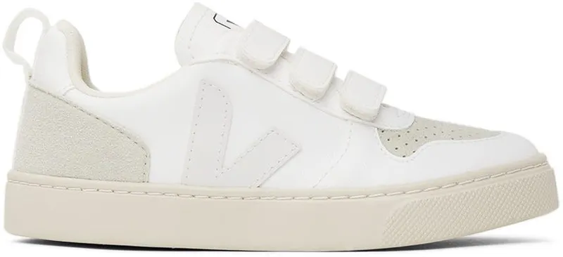 VEJA Kids White V-10 Velcro WHITE_NATURAL (CV0702722C)