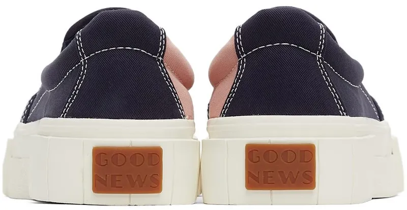 Good News Navy & Green Yess Slip-On NAVY / GREEN / PINK (GNYESS030-M)