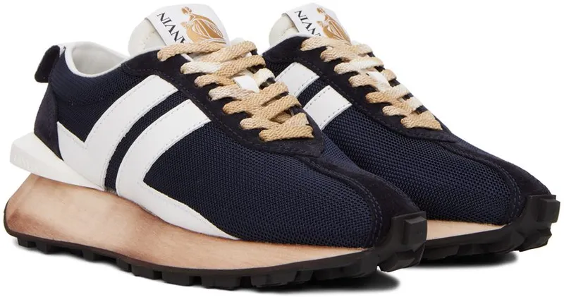 Lanvin Navy Bumpr 2900 NAVY BLUE/WHITE (FM-SKBRUN-DRAG-P20)