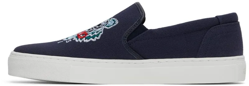 Kenzo Navy K-Skate Tiger Slip-On 76 – NAVY BLUE (FB65SN100F71)