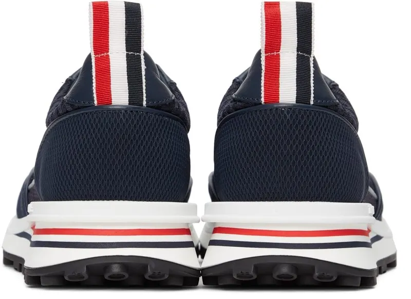 Thom Browne Navy Tech Runner Low Navy 415 (FFD108B-03193)