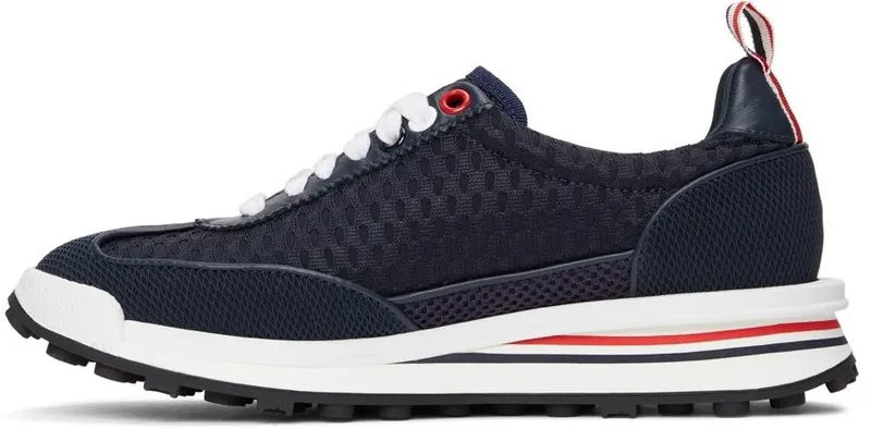 Thom Browne Navy Tech Runner Low Navy 415 (FFD108B-03193)