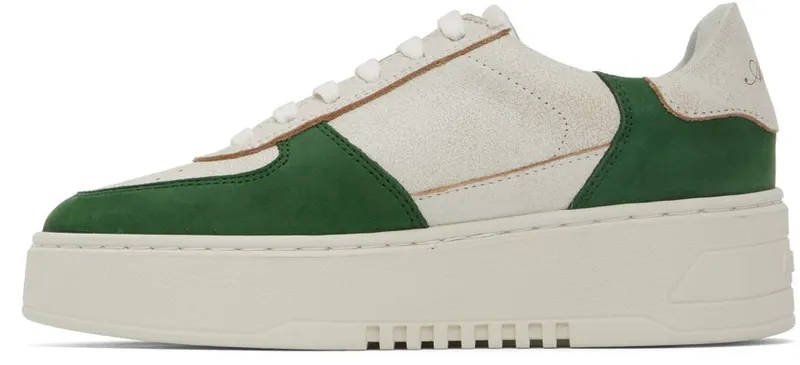 Axel Arigato Off-White & Green Orbit White/Kale Green (F0180036)