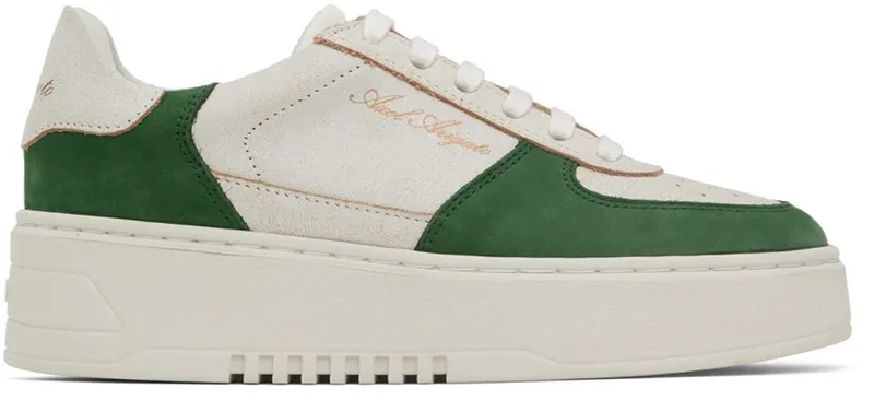 Axel Arigato Off-White & Green Orbit White/Kale Green (F0180036)