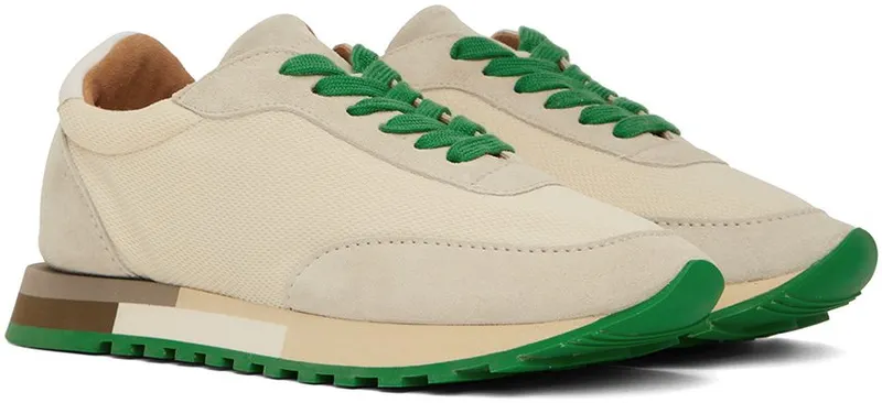 The Row Off-White & Green Owen IVGR Ivory/Green (F1284-W20L25)