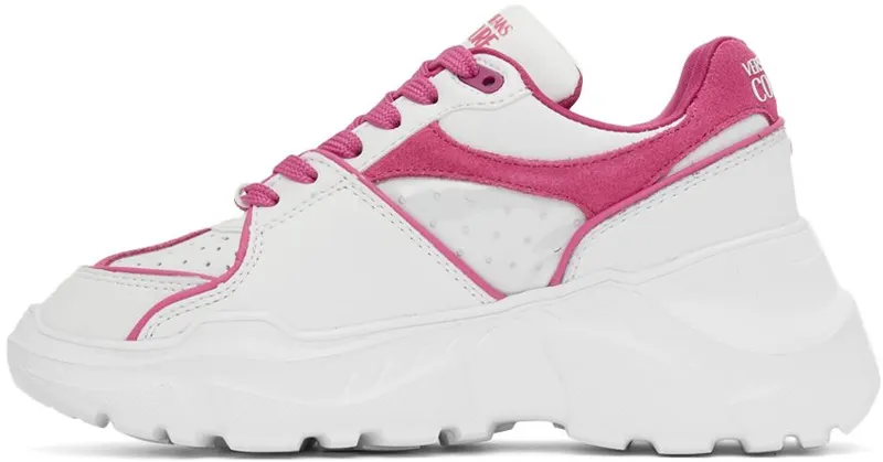 Versace Jeans Couture Off-White & Pink Speedtrack Low Eoe7 Bianco+Fuxia (E71VA3SC4EZP064)