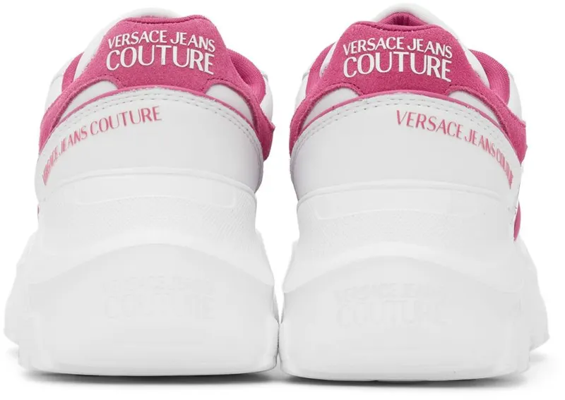 Versace Jeans Couture Off-White & Pink Speedtrack Low Eoe7 Bianco+Fuxia (E71VA3SC4EZP064)