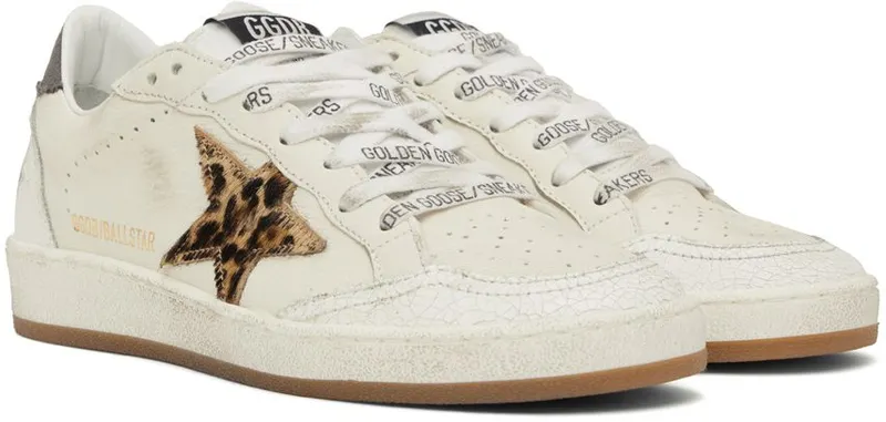 Golden Goose Off-White Ball Star 10889 White/Leo (GWF00117.F002504.10889)