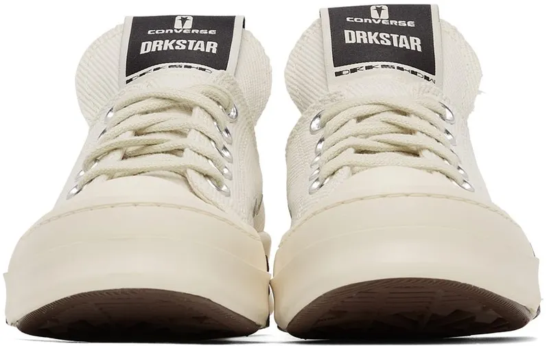 Rick Owens Drkshdw Off-White Converse Edition DRKSTAR OX 111 Milk/Milk (DC01BX727 CTDR1)