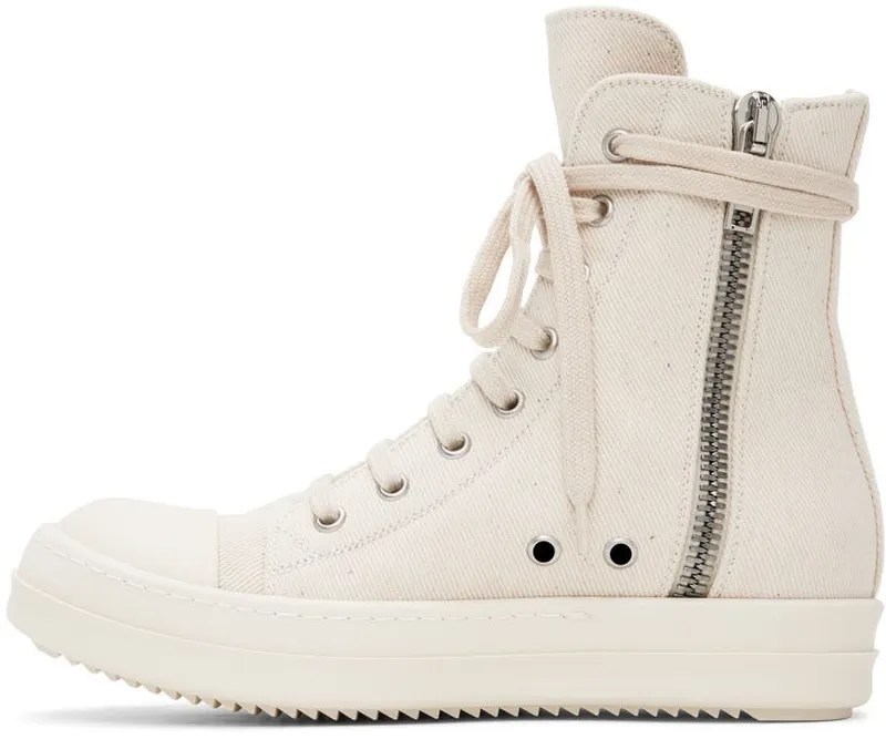 Rick Owens Drkshdw Off-White Denim 2111 Natural/Milk/Mi (DS02B4800 DQ)