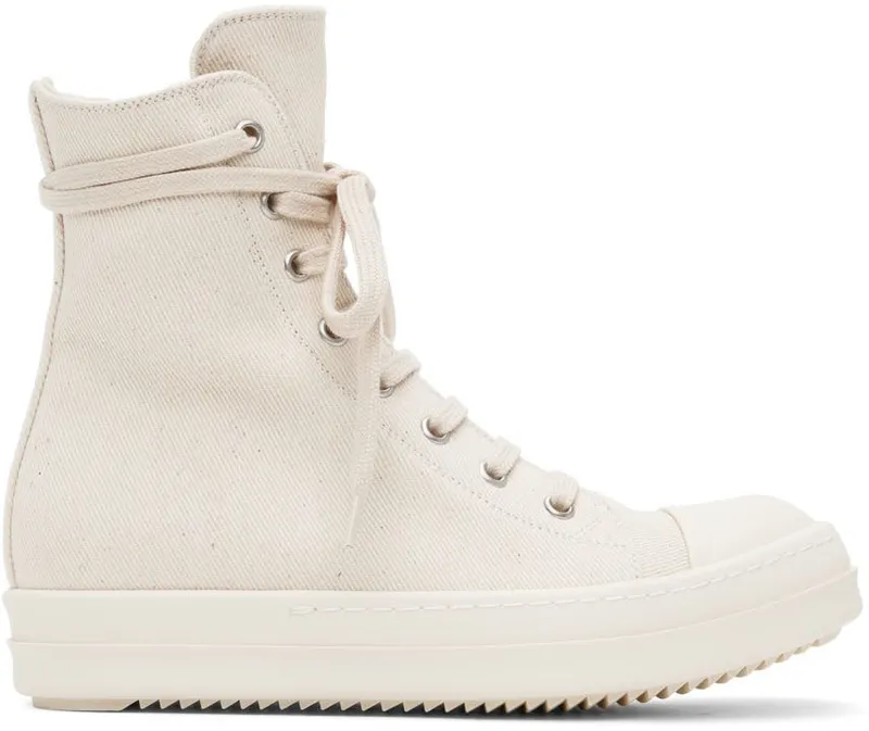 Rick Owens Drkshdw Off-White Denim 2111 Natural/Milk/Mi (DS02B4800 DQ)