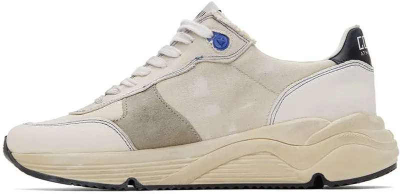 Golden Goose Off-White Running Sole Low-Top 10897 CREAMY WHITE I (GMF00215.F002527.10897)