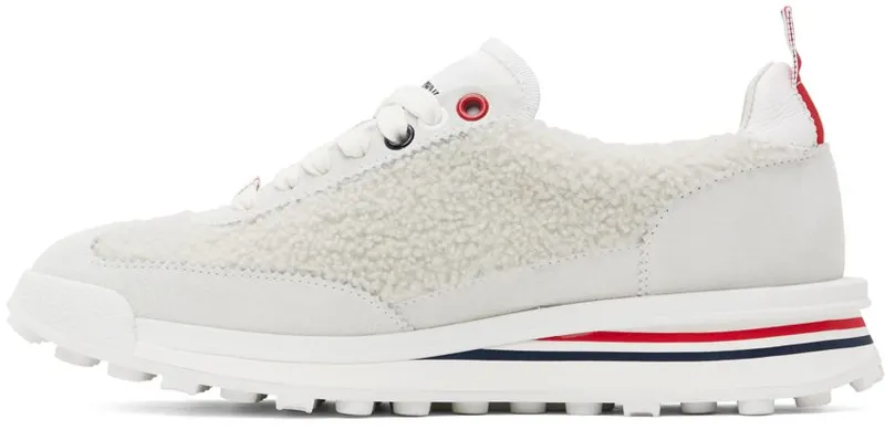 Thom Browne Off-White Shearling Tech 100 White (FFD120A-L0010)