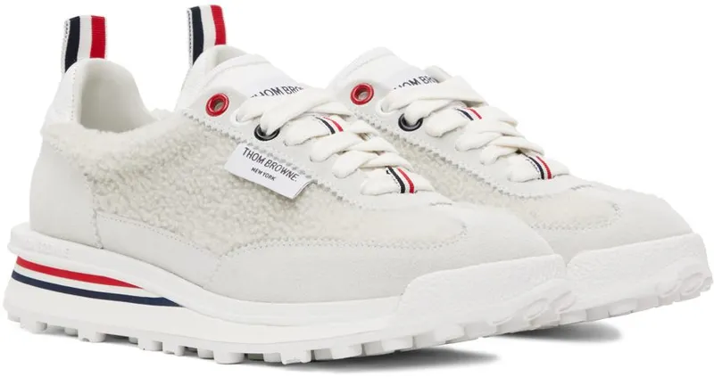 Thom Browne Off-White Shearling Tech 100 White (FFD120A-L0010)
